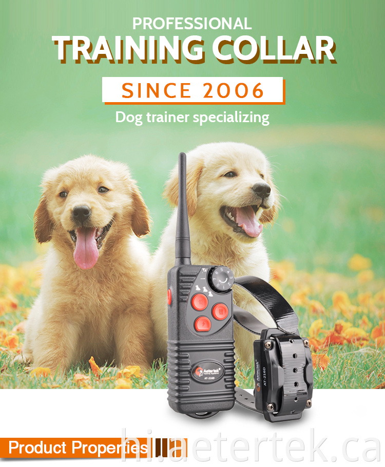 Electronic Training Anti Bark Collar AT-216D-2